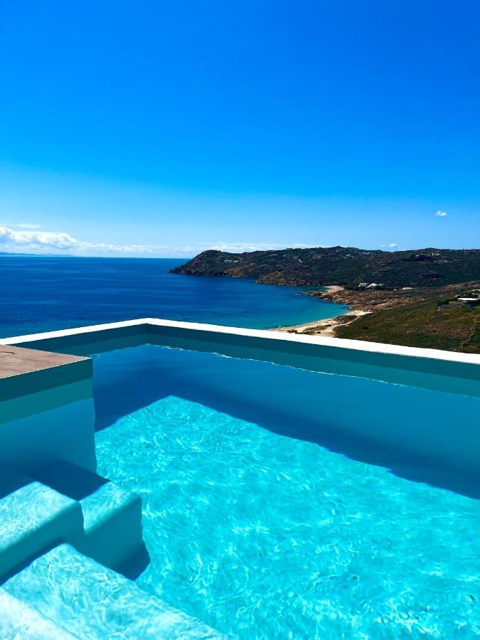 Luxury House With Private Pool At Elia Beach Mykonos Town Eksteriør billede