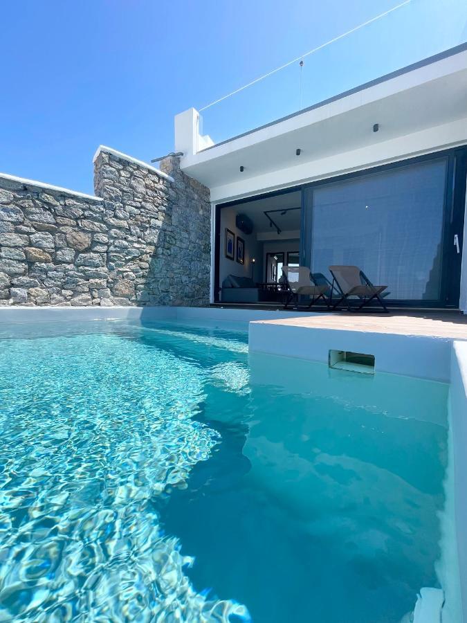 Luxury House With Private Pool At Elia Beach Mykonos Town Eksteriør billede