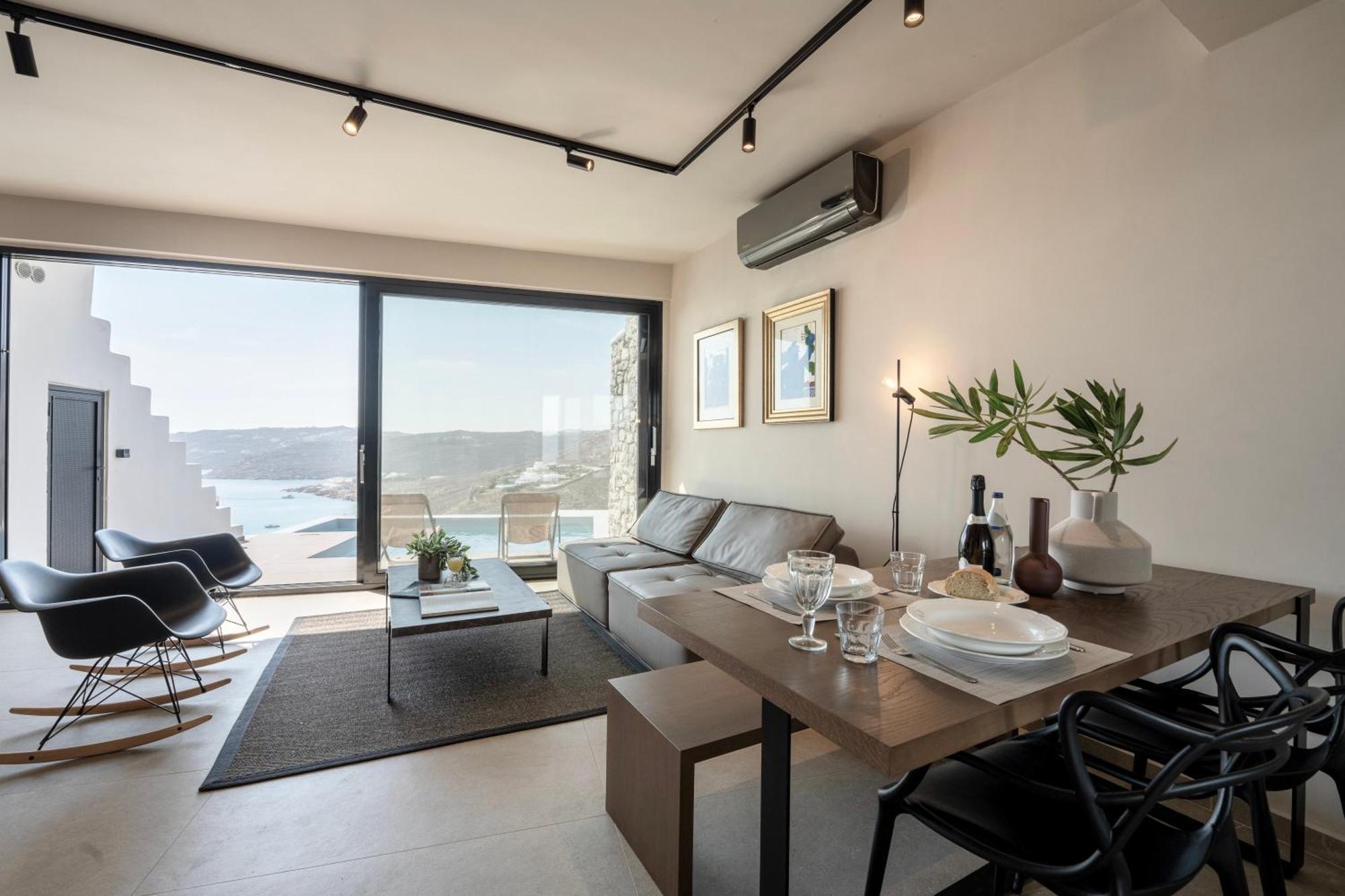 Luxury House With Private Pool At Elia Beach Mykonos Town Eksteriør billede